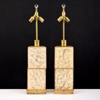 Pair of Fractal Resin Lamps, Manner of Pierre Giraudon - Sold for $2,000 on 11-06-2021 (Lot 13).jpg